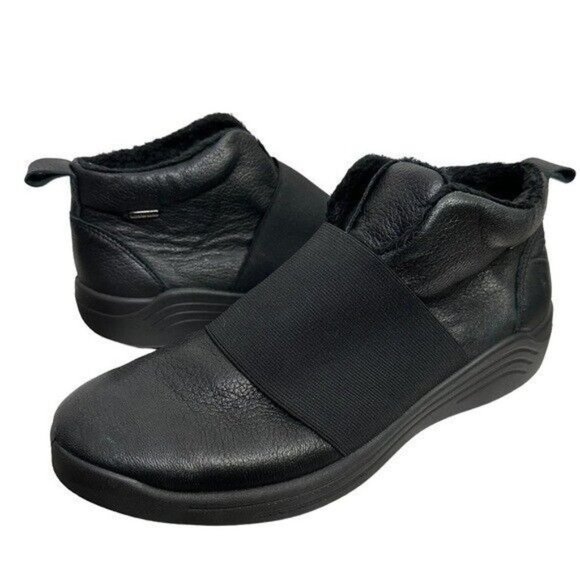 Romika Shoes - ROMIKA Womens Ankle Boots Booties Black Elastic Waterproof Size 7